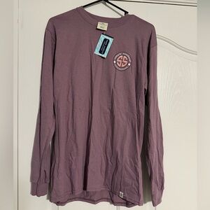 Simply Southern Purple Tee w/Logo, new w/tags. Size Medium.